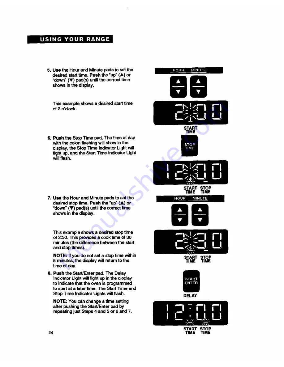 Whirlpool RF377PXY Use And Care Manual Download Page 24