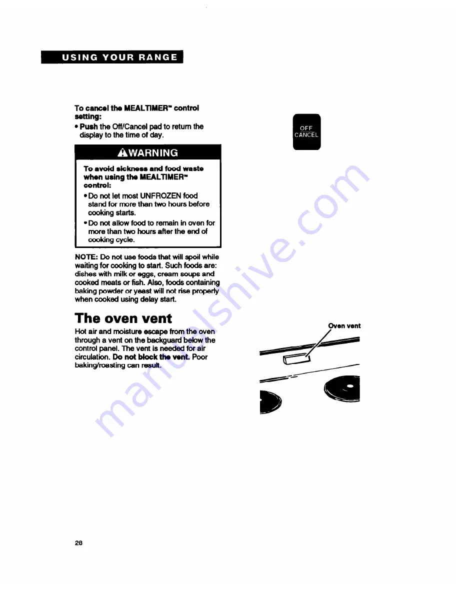 Whirlpool RF377PXY Use And Care Manual Download Page 28