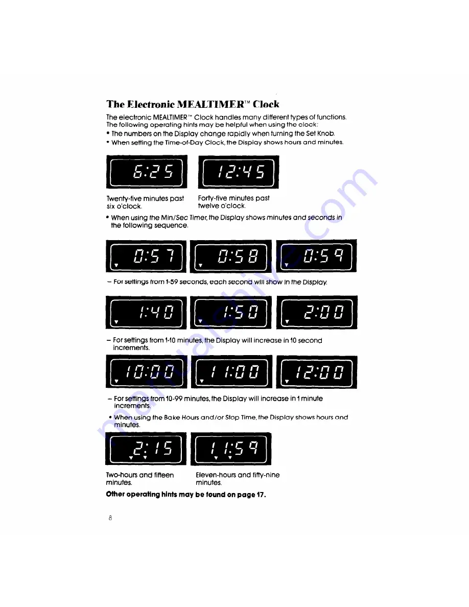 Whirlpool RF385PCW Use & Care Manual Download Page 8