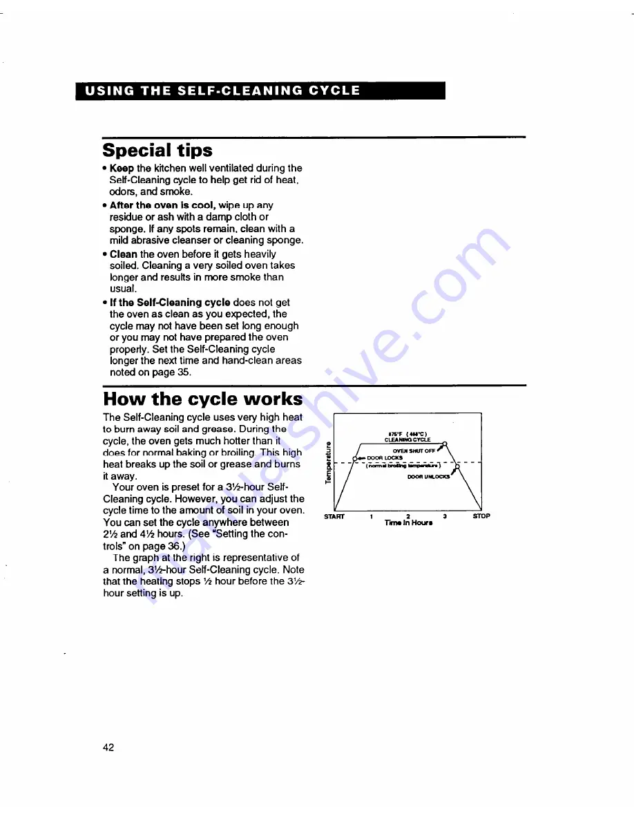 Whirlpool RF385PXD Use And Care Manual Download Page 42