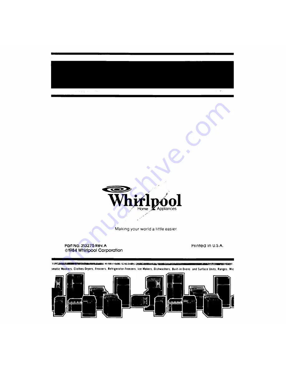 Whirlpool RF385PXP User And Care Manual Download Page 24