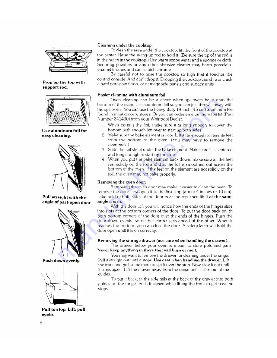 Whirlpool RJE-3020 Use & Care Manual Download Page 8