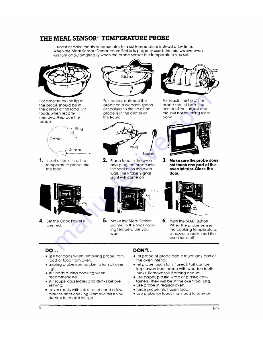 Whirlpool RM235PXK Скачать руководство пользователя страница 6