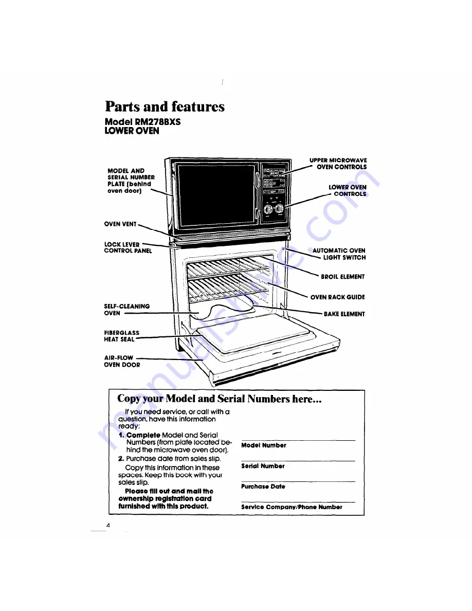 Whirlpool RM278BXS Скачать руководство пользователя страница 4