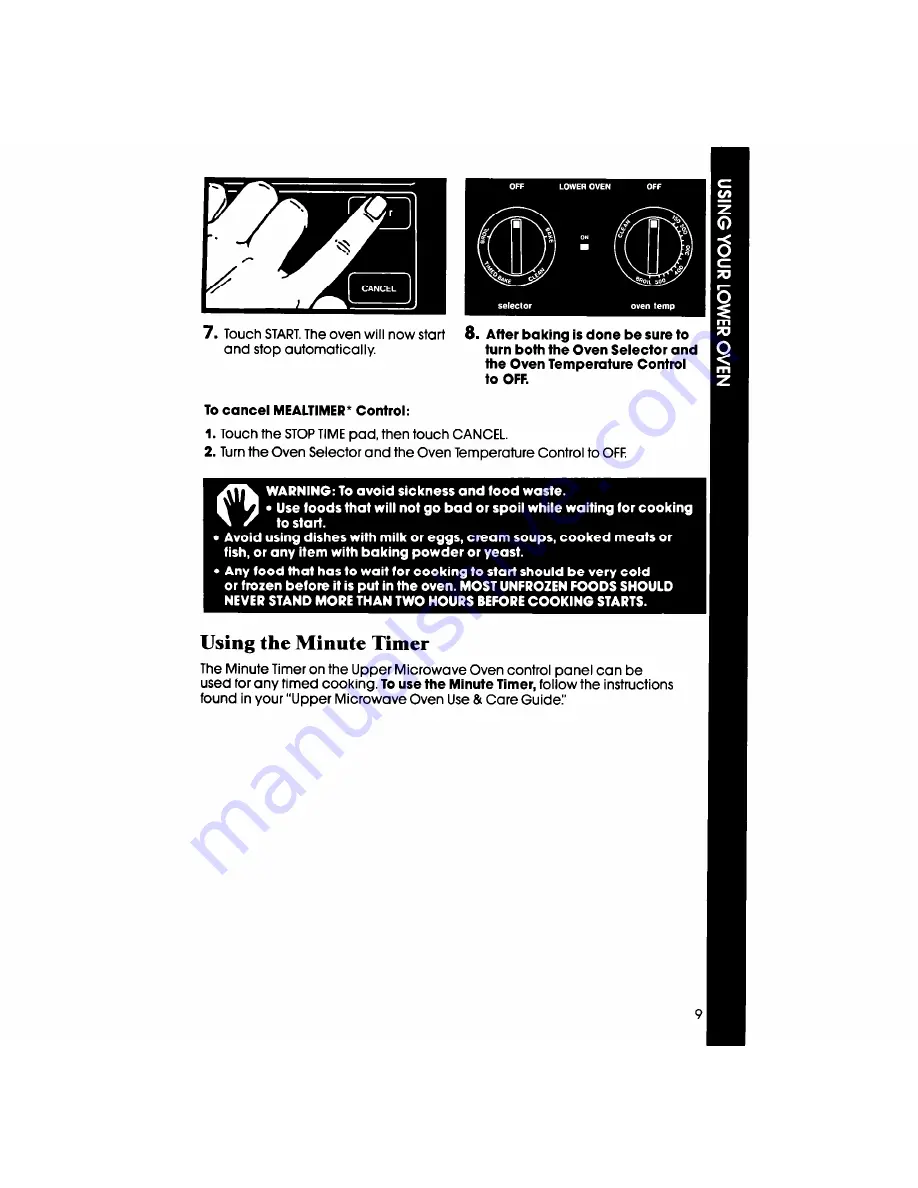 Whirlpool RM278BXS Скачать руководство пользователя страница 9