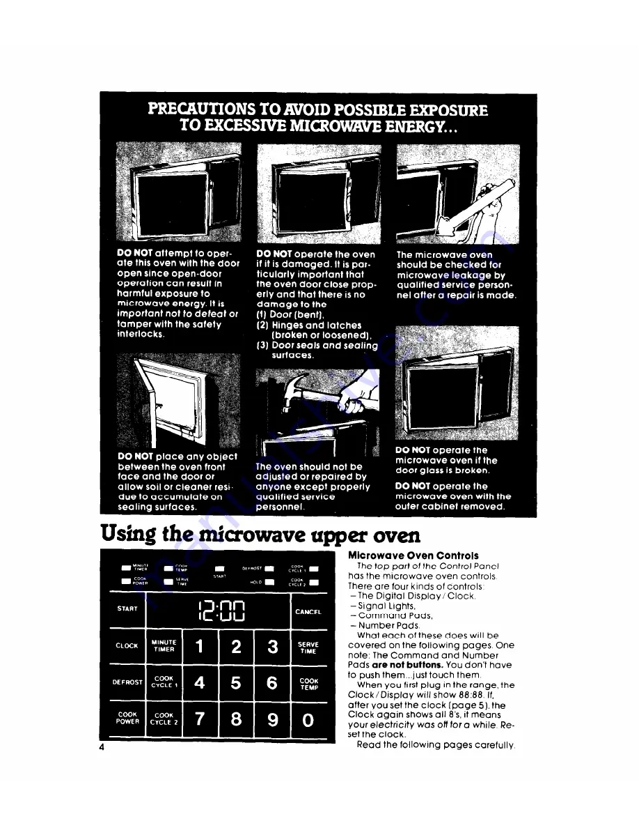 Whirlpool RM278PXL Use And Care Manual Download Page 4