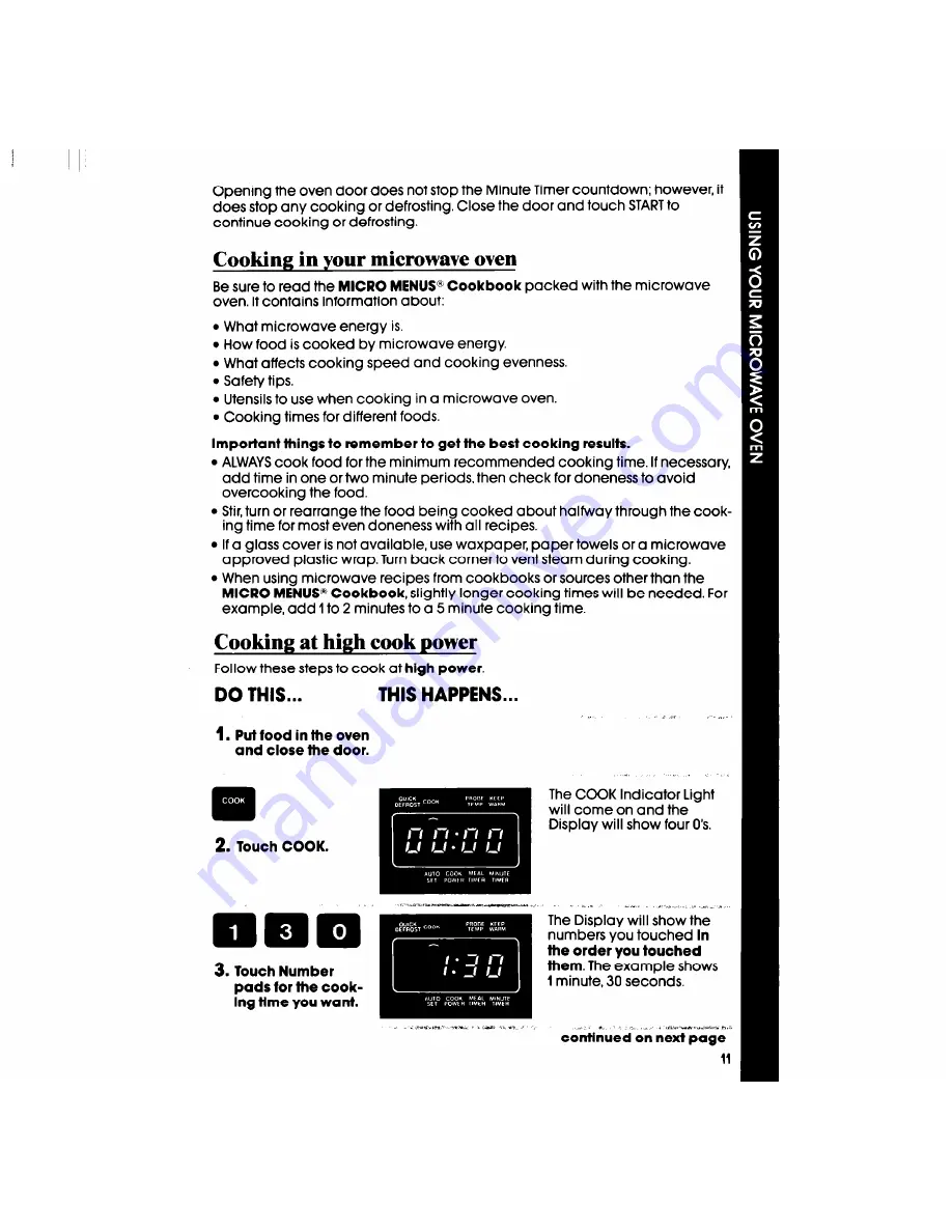 Whirlpool RM778PXT Use & Care Manual Download Page 11