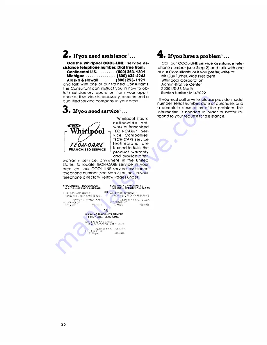 Whirlpool RM973PXL Use & Care Manual Download Page 26