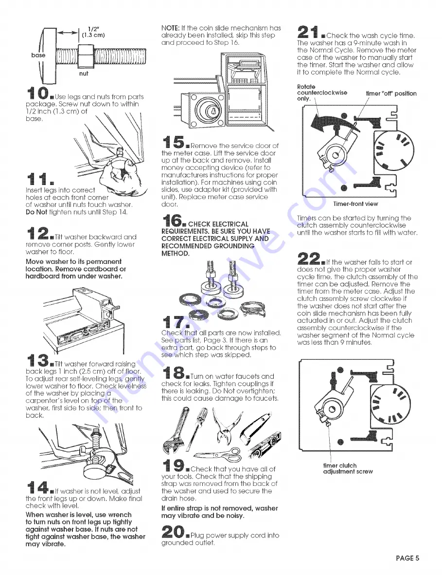 Whirlpool Roper RAK2751KQ0 Installation Instructions Manual Download Page 5