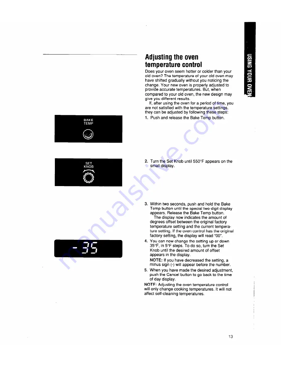 Whirlpool SB160PEX Скачать руководство пользователя страница 13