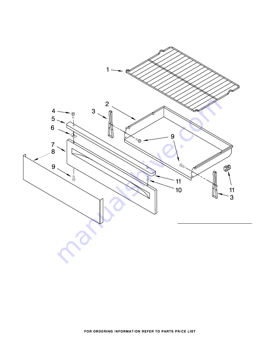 Whirlpool SF265LXTB0 Parts Manual Download Page 9