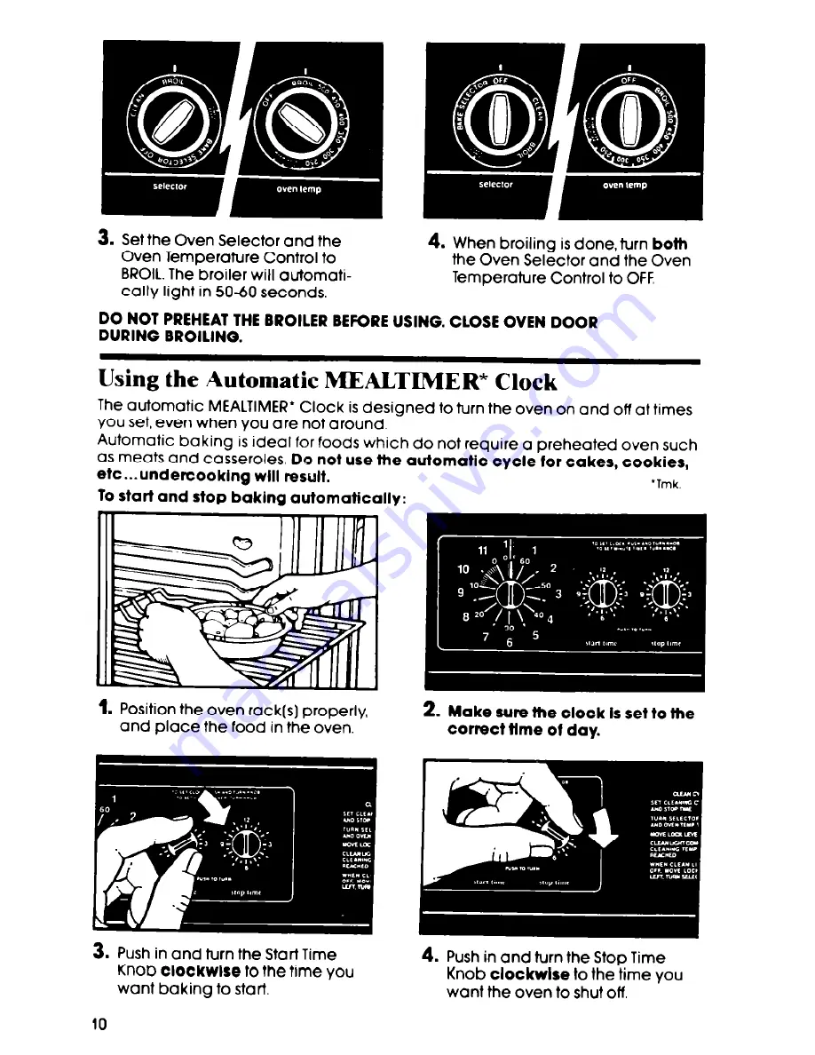 Whirlpool SF365BEP Use And Care Manual Download Page 10