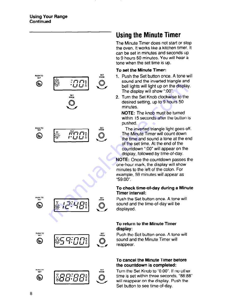 Whirlpool SF375PEW Use And Care Manual Download Page 8