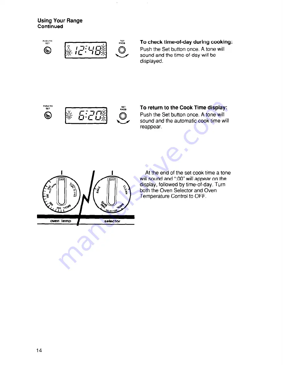 Whirlpool SF375PEW Use And Care Manual Download Page 14