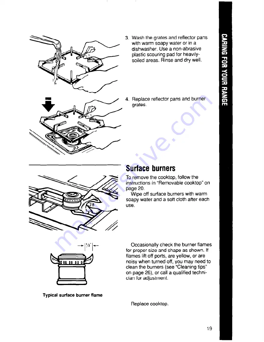 Whirlpool SF375PEW Use And Care Manual Download Page 19