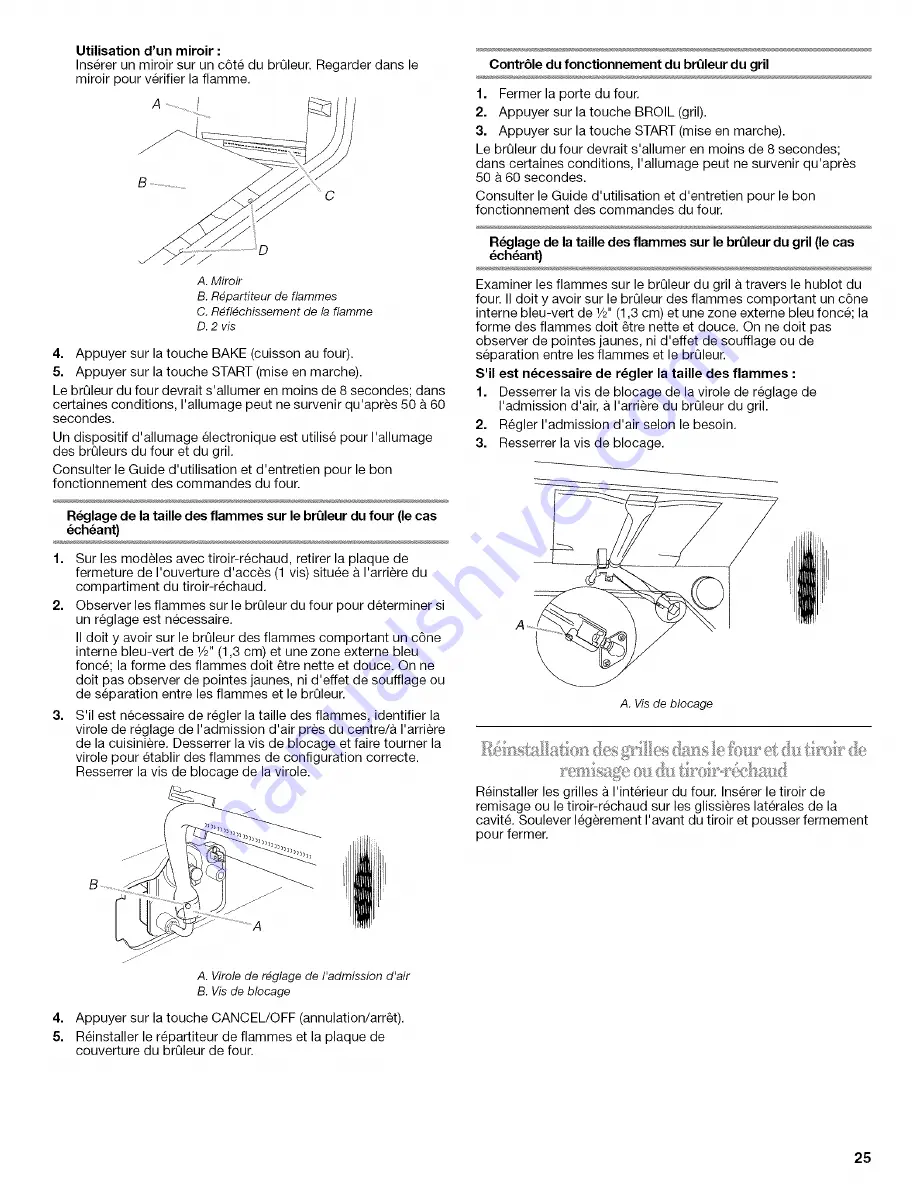 Whirlpool SF378LEPB3 Скачать руководство пользователя страница 25