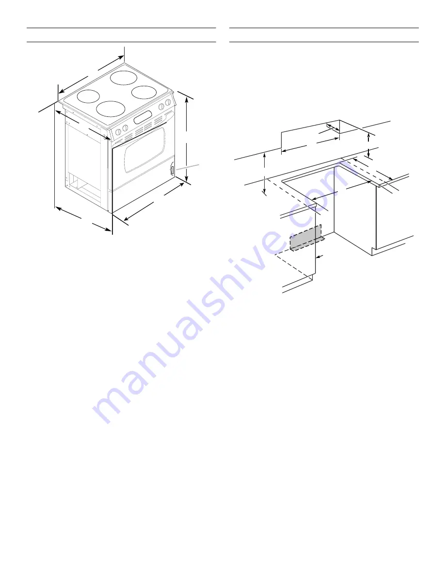 Whirlpool SLIDE-IN ELECTRIC RANGES Installation Instructions Manual Download Page 18