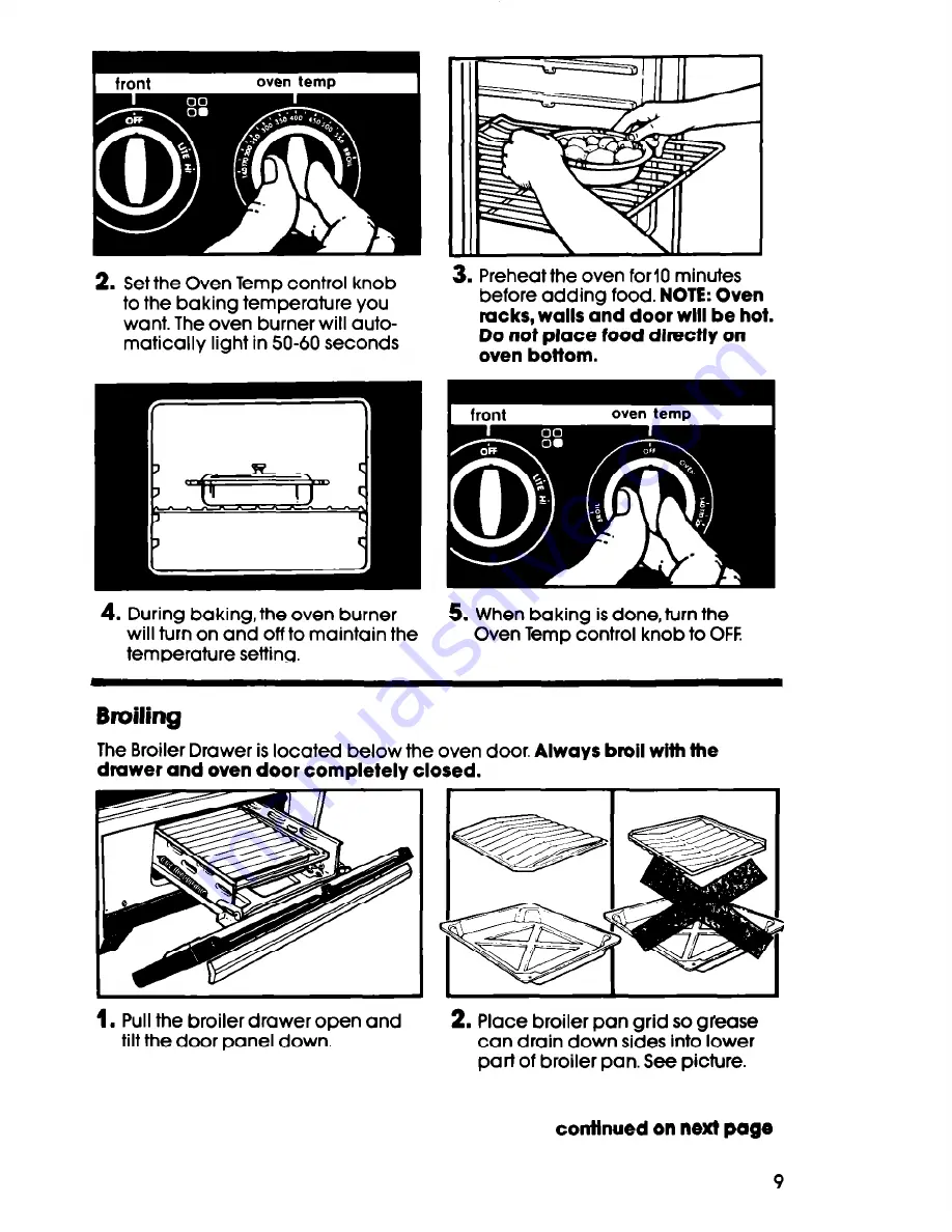 Whirlpool SS313PET Use & Care Manual Download Page 9