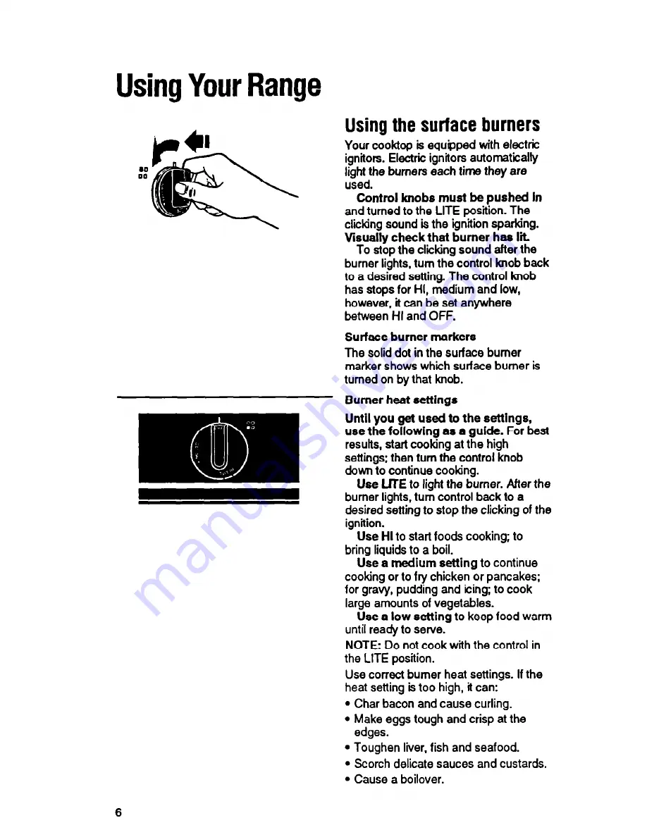 Whirlpool SS373PEX Use And Care Manual Download Page 6