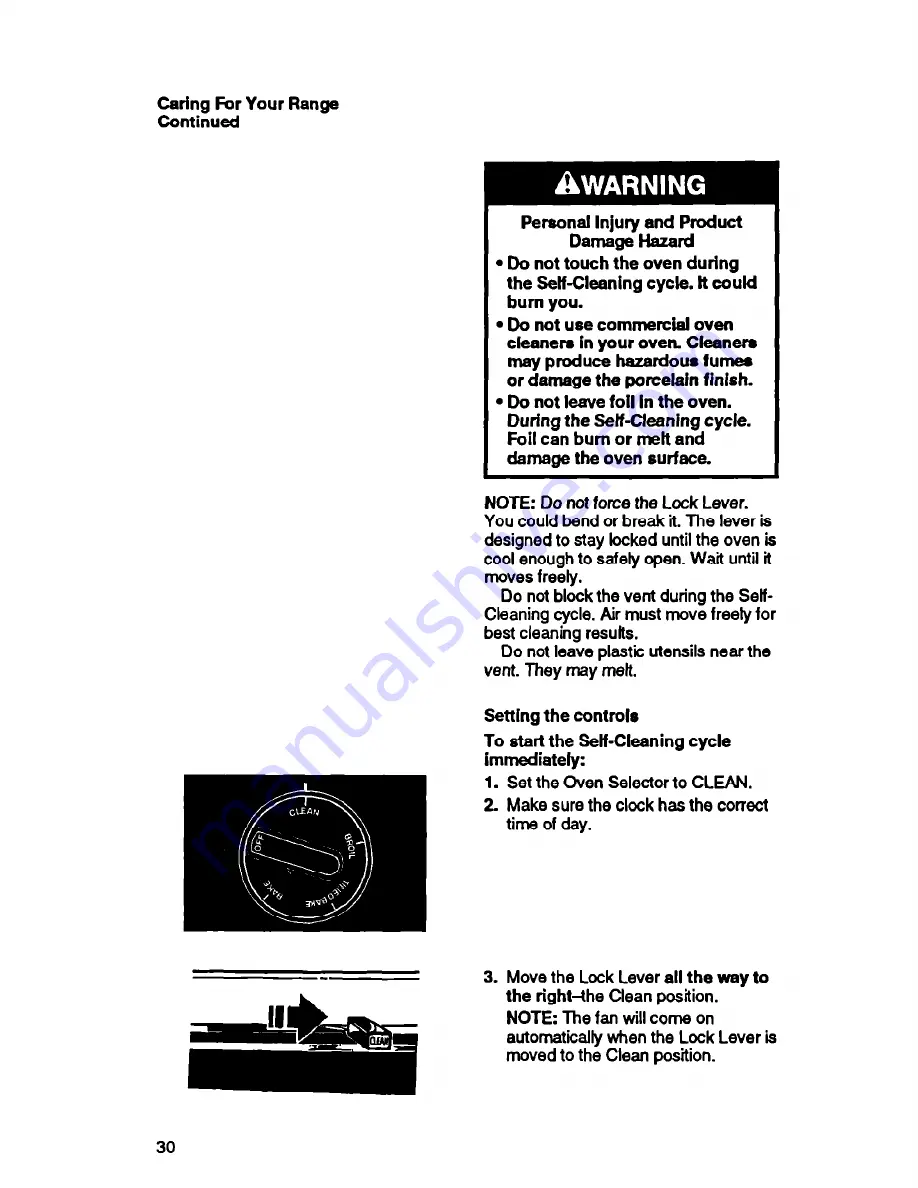 Whirlpool SS373PEX Use And Care Manual Download Page 30