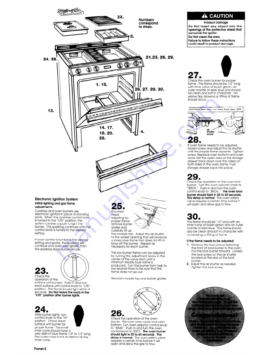 Whirlpool SS373PEX1 Скачать руководство пользователя страница 6