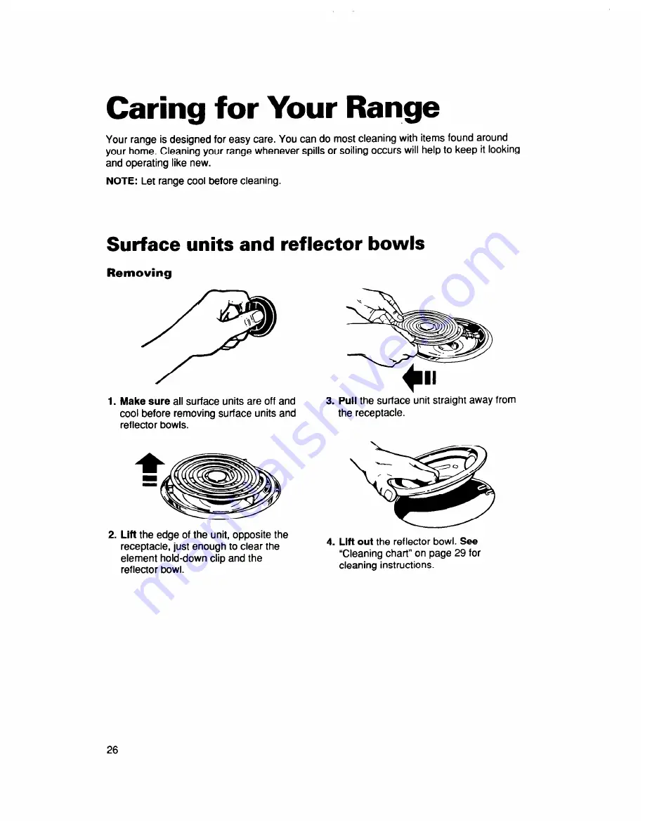 Whirlpool TER50W0D Use And Care Manual Download Page 26