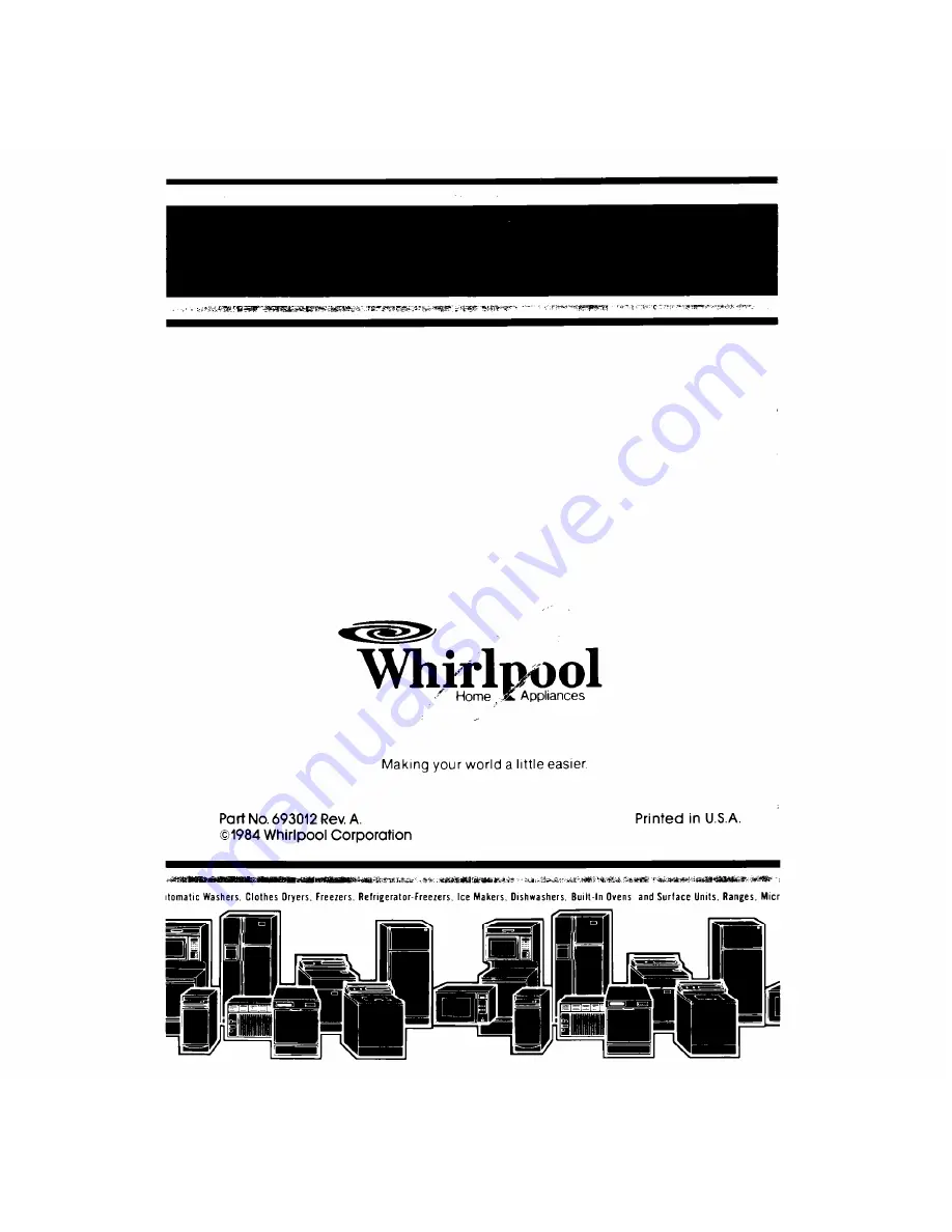 Whirlpool Thin Twin LT5000XM Use & Care Manual Download Page 20