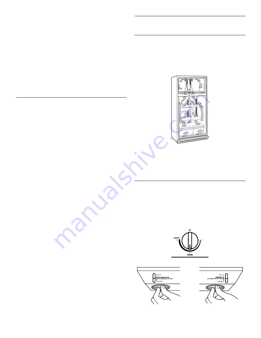 Whirlpool TOP-MOUNT REFRIGERATOR Use & Care Manual Download Page 11