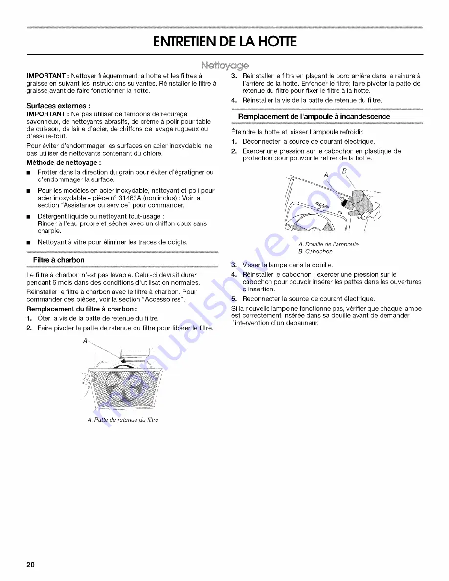 Whirlpool UXT4030AYS0 Скачать руководство пользователя страница 20