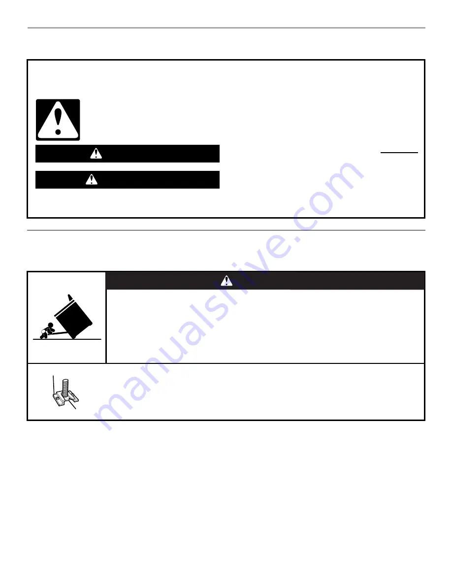 Whirlpool W10017610 Скачать руководство пользователя страница 3