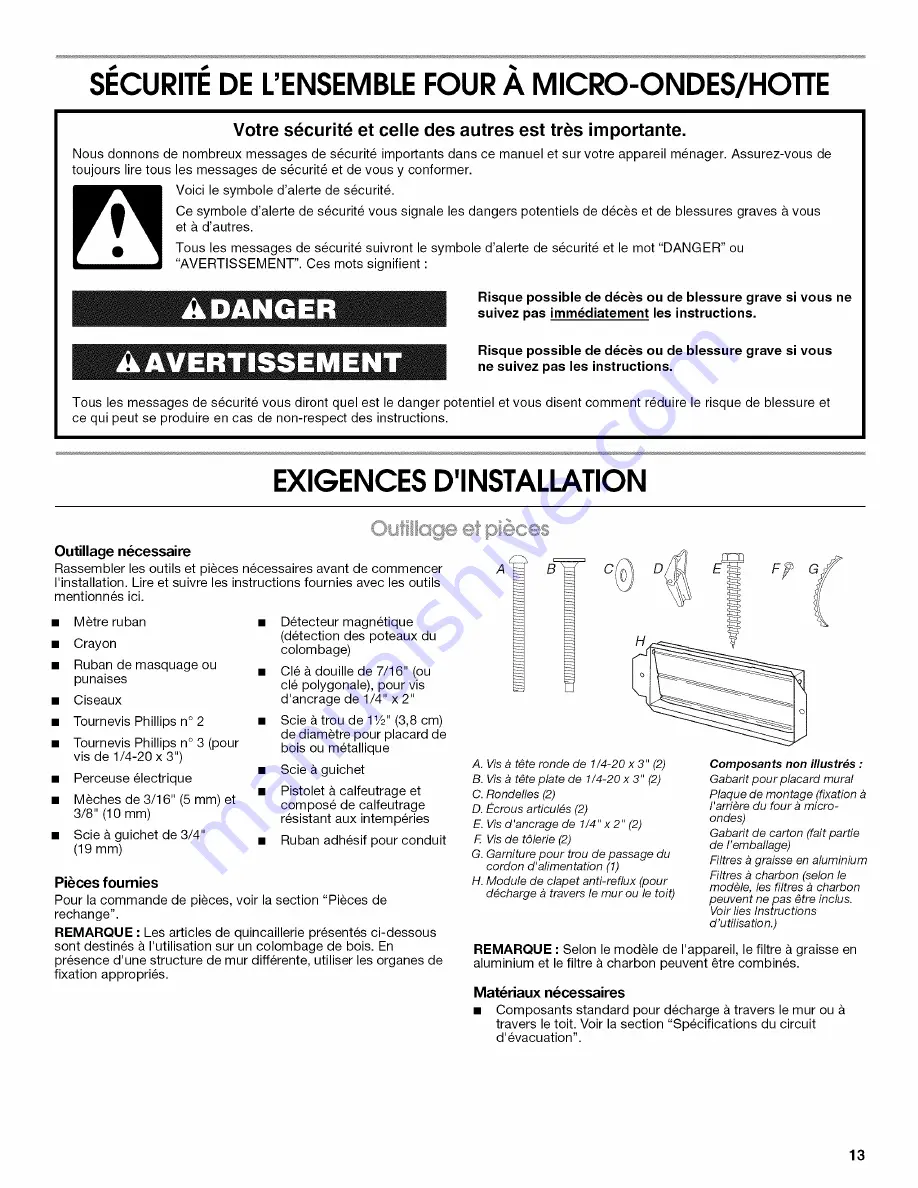 Whirlpool w1023b255a Скачать руководство пользователя страница 13