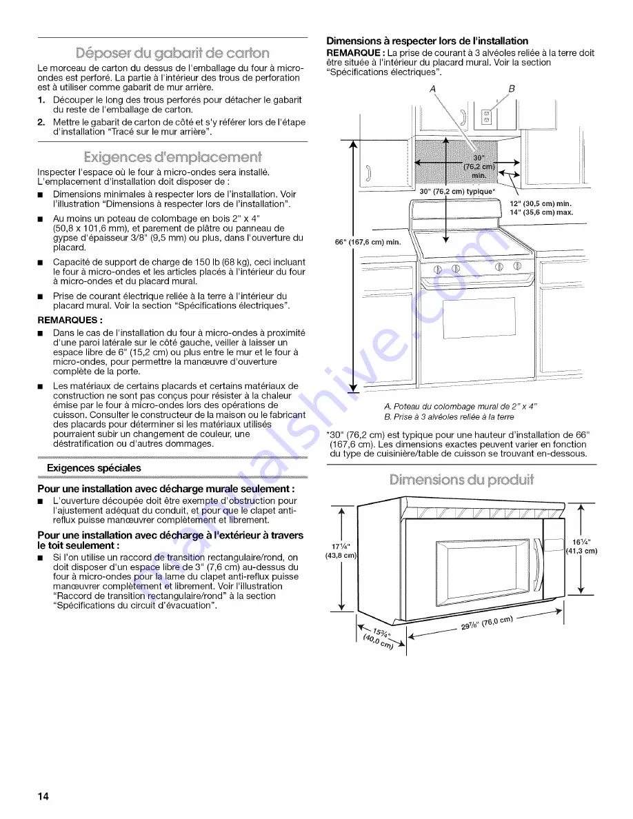 Whirlpool w1023b255a Скачать руководство пользователя страница 14