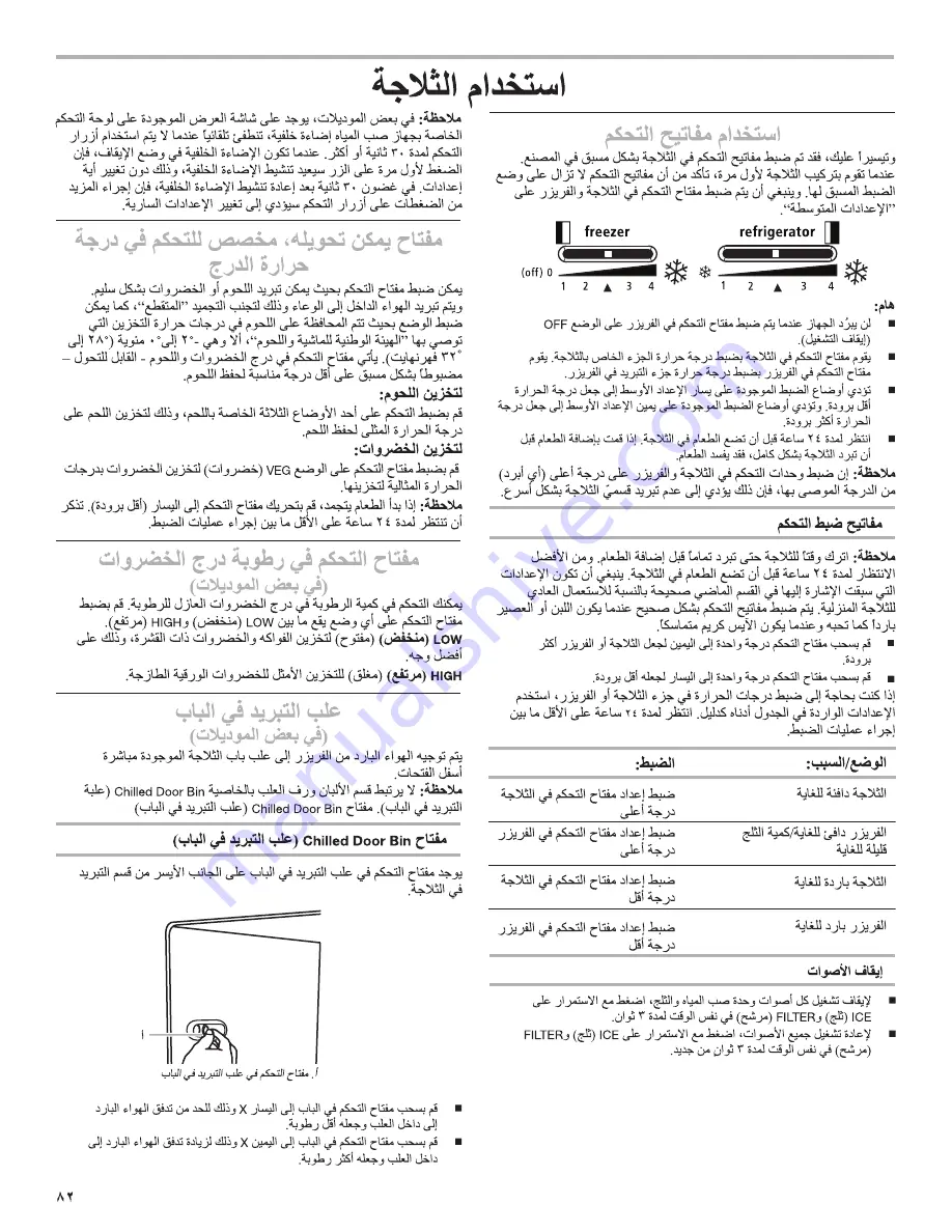 Whirlpool W10266784A Use & Care Manual Download Page 82