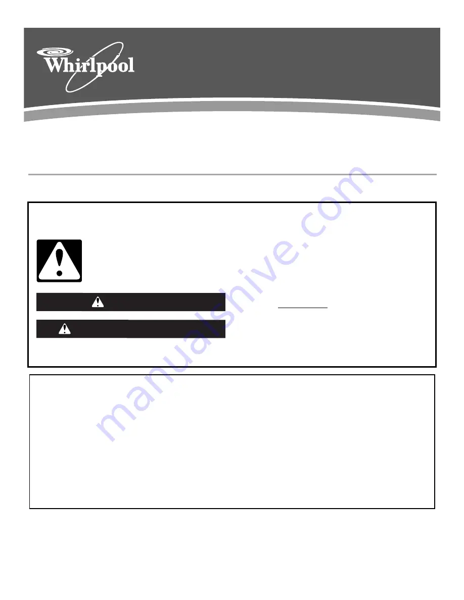 Whirlpool W10315410A User Manual Download Page 24