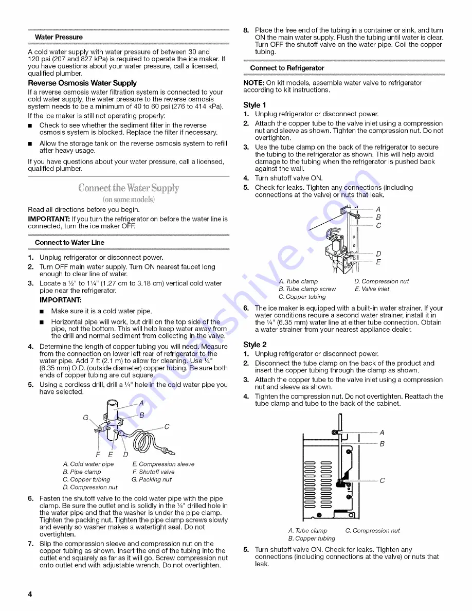 Whirlpool W1RXNGFXD00 User Instructions Download Page 4