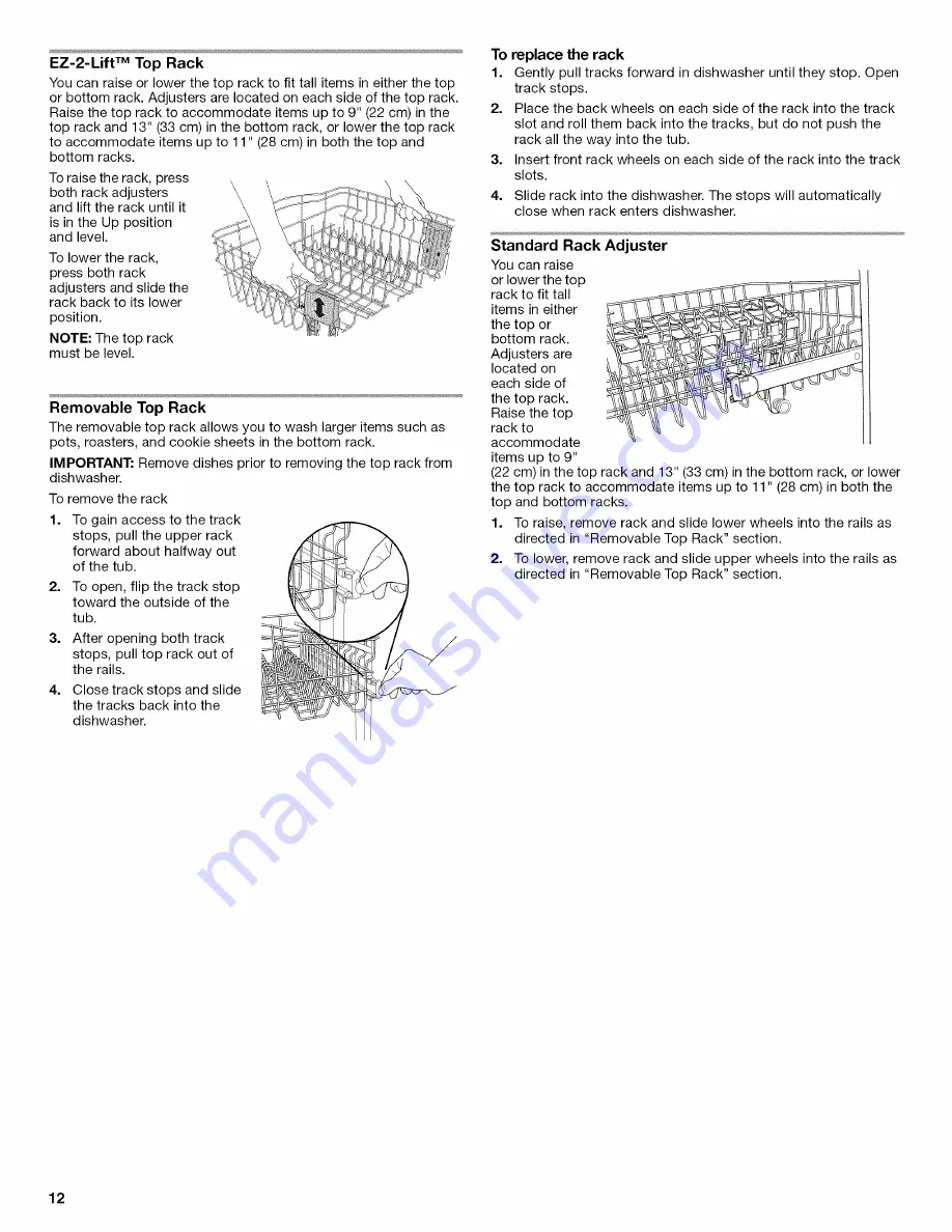 Whirlpool WDF530PAYB0 Скачать руководство пользователя страница 12