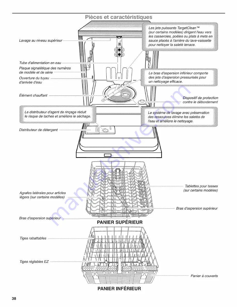 Whirlpool wdf540padw1 Скачать руководство пользователя страница 38