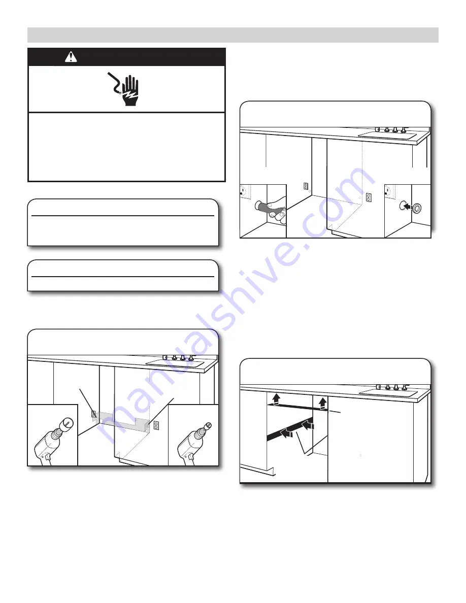 Whirlpool WDF560SAFM1 Installation Instructions Manual Download Page 34