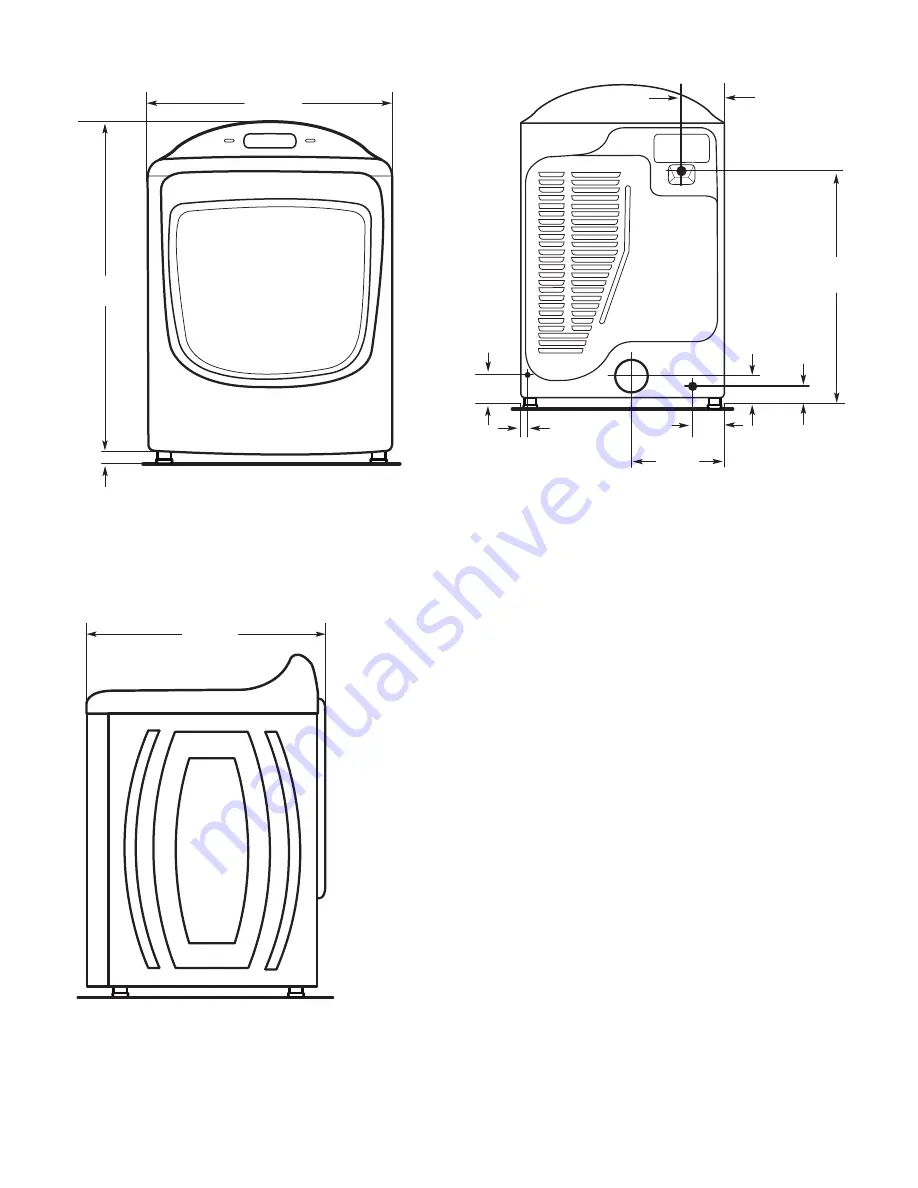 Whirlpool WED7990XU Installation Instructions Manual Download Page 4