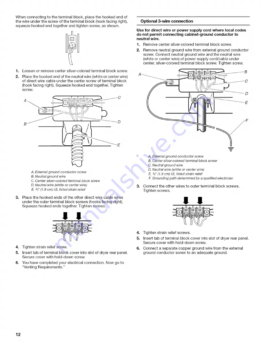 Whirlpool WED8410SW Скачать руководство пользователя страница 12