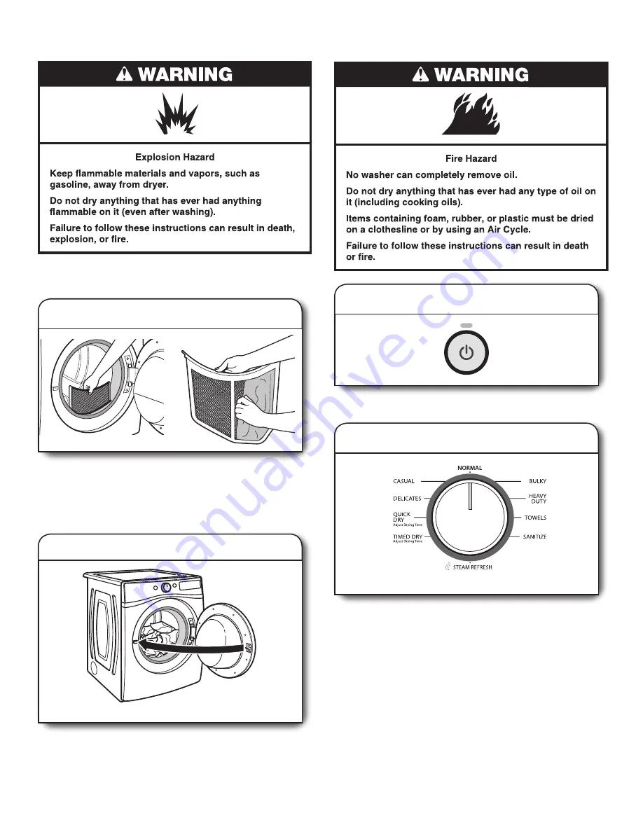 Whirlpool WED97HEDW Use & Care Manual Download Page 10