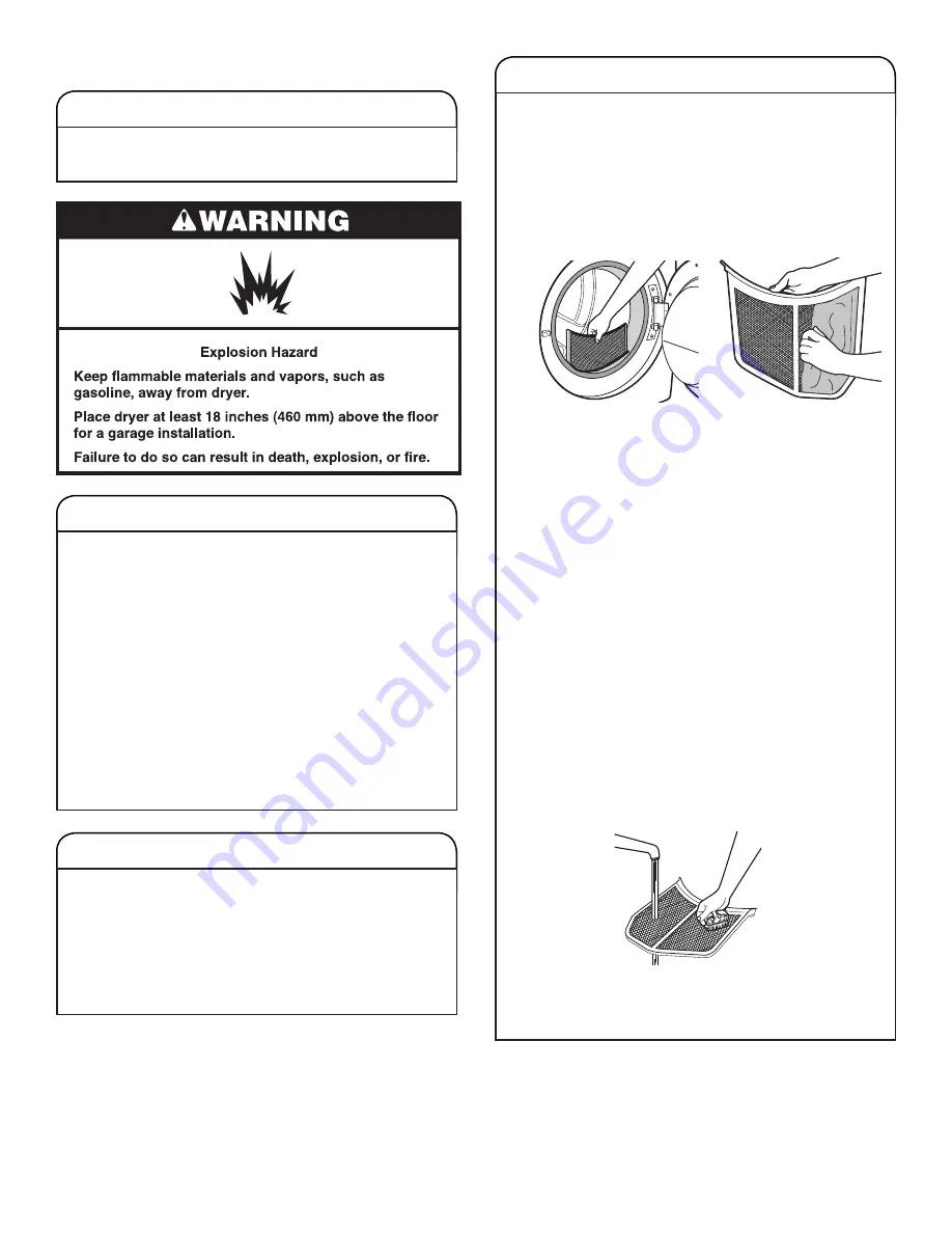 Whirlpool WED97HEDW Use & Care Manual Download Page 13