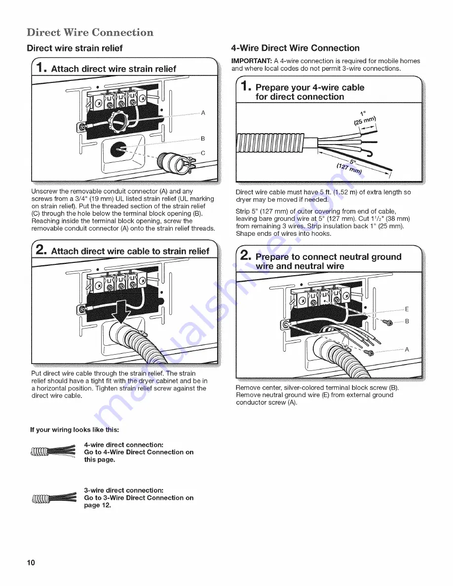 Whirlpool WED97HEXL0 Installation Instructions Manual Download Page 10