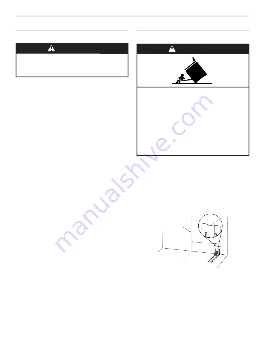 Whirlpool WEG515S0FB Installation Instructions Manual Download Page 8