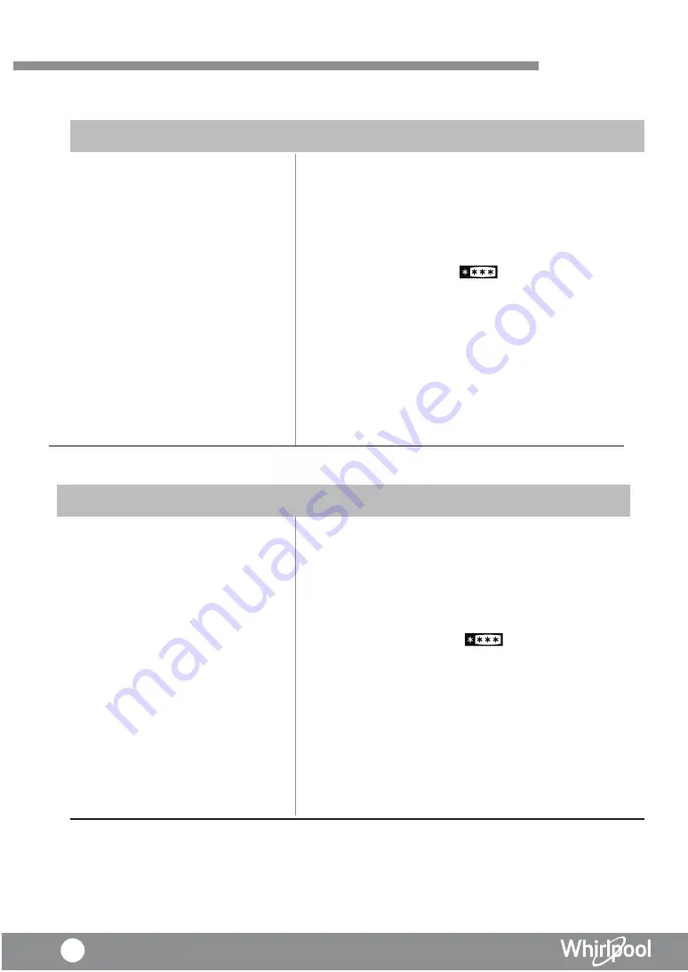 Whirlpool WF2T202 Скачать руководство пользователя страница 20