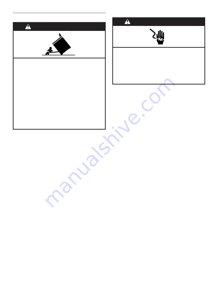 Whirlpool WFE500M4HS Installation Instructions Manual Download Page 27