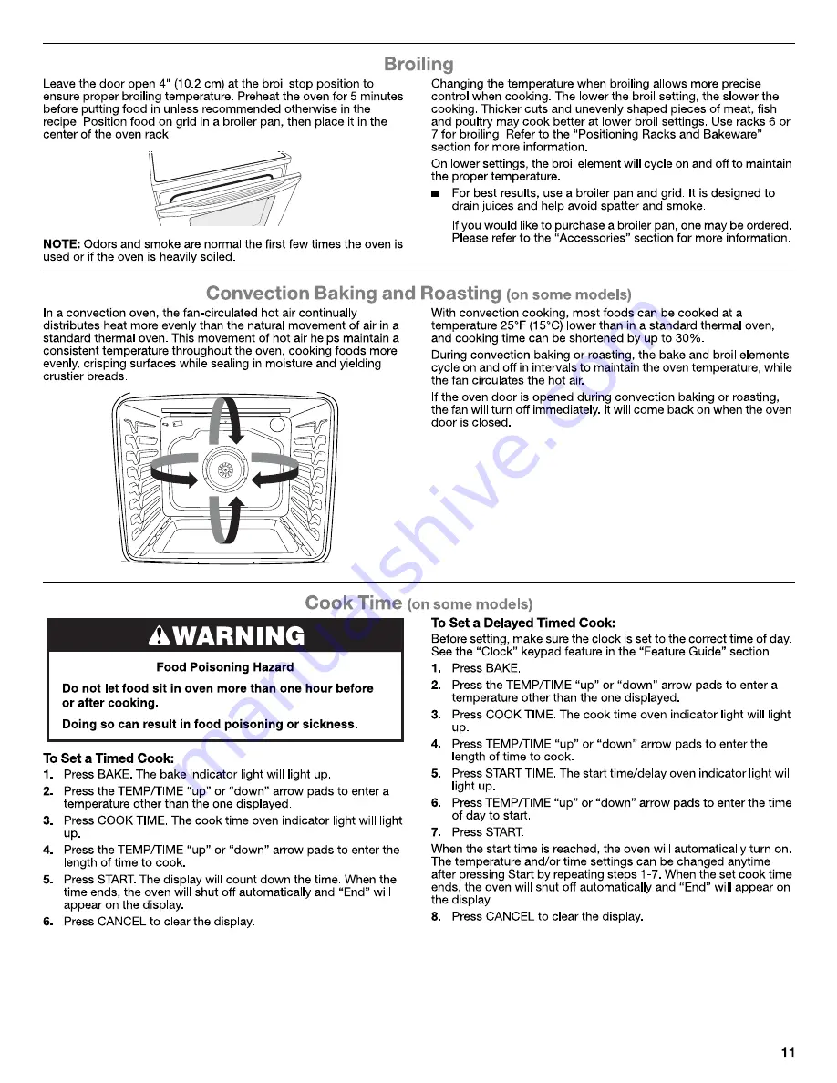 Whirlpool WFE530C0EW User Instruction Download Page 11