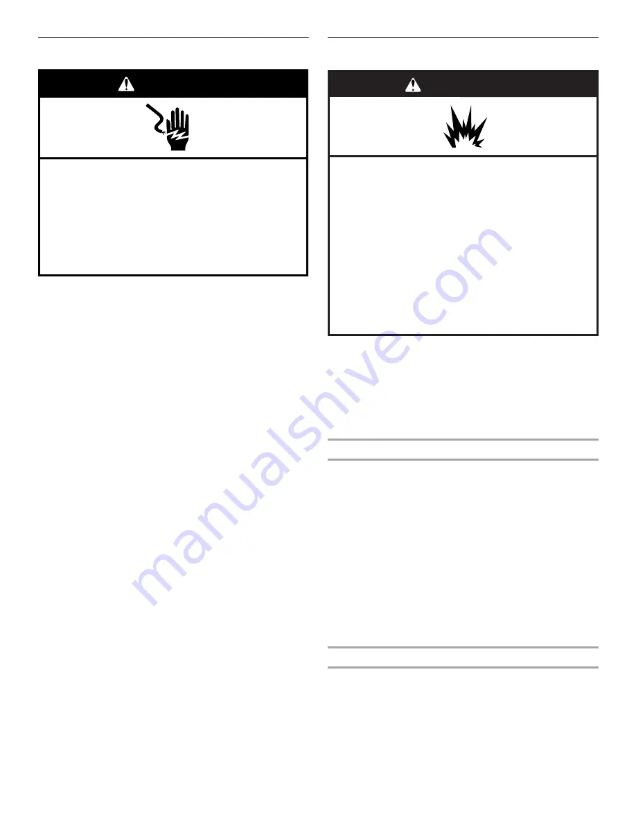 Whirlpool WFG381LVS Installation Instructions Manual Download Page 5