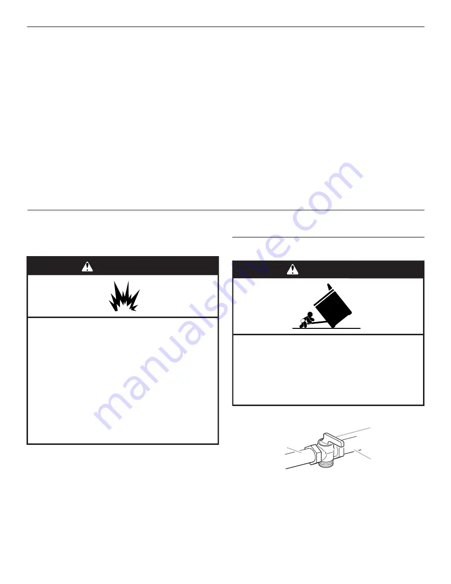 Whirlpool WFG381LVS Installation Instructions Manual Download Page 12