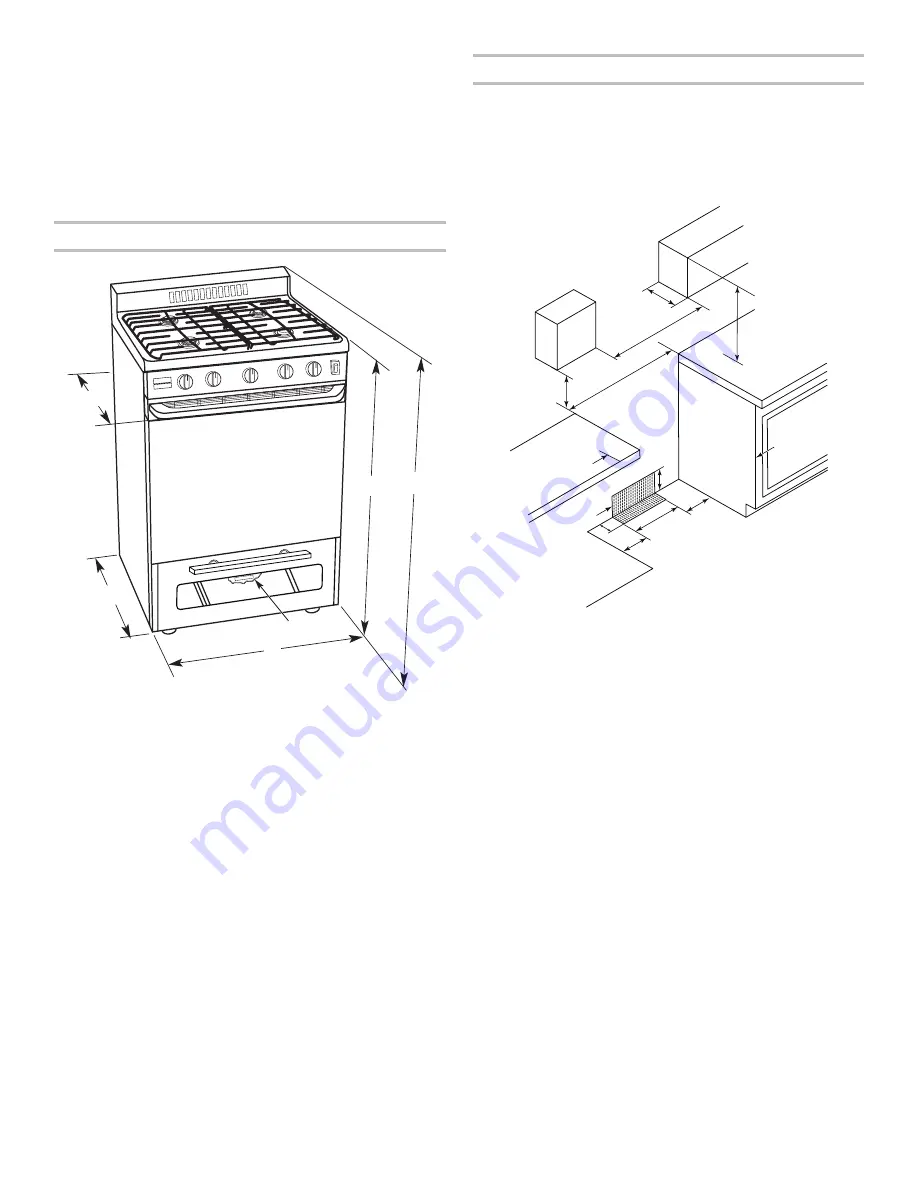 Whirlpool WFG500M4H Installation Instructions Manual Download Page 4